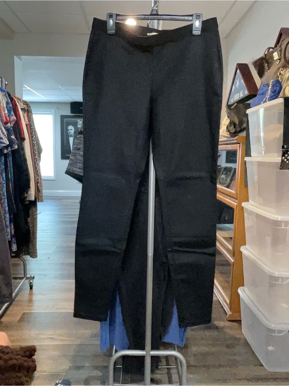 Eileen Fisher Black Skinny Ponte Pants